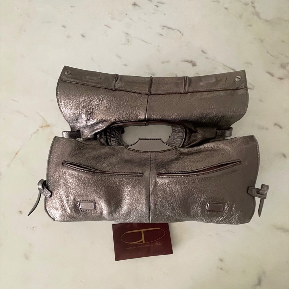 JT ITALIA LH Clutch metallic Goat Leather - Picture 3 of 12